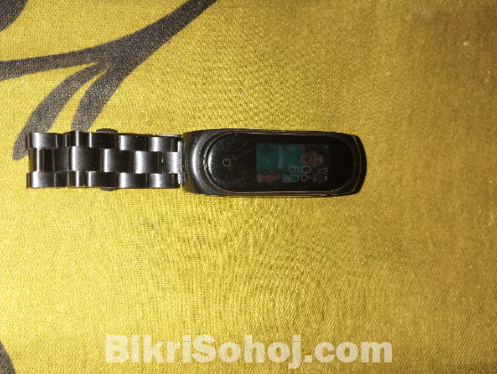 Original Mi Band 4 With Stainless Steel Strap